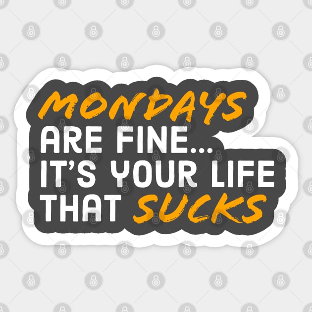 Monday Sticker by J_Joseph_Designs